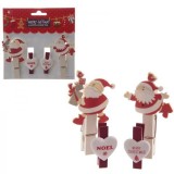 Cumpara ieftin Set carlige - Santa and Heart Christmas | Puckator