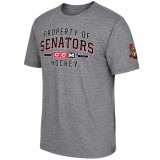 Ottawa Senators tricou de bărbați CCM Property Block Tri-Blend grey - S