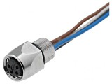 Conector M8 cu cabluri soclu 0,5m 4 PIN