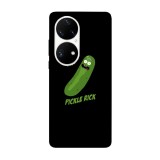 Husa compatibila cu Huawei Nova 8i model Pickle Rick, Silicon, TPU, Viceversa, Transparent, Carcasa