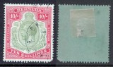 Bermuda 1918 King George V 10Sh Mi.47 thin used AM.384, Stampilat