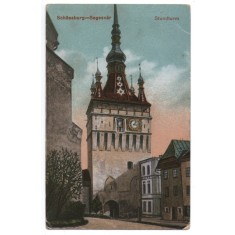 1918 - Sighisoara, Turnul cu ceas (jud. Mures)