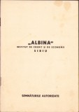 HST 569SP Semnăturile autorizate conducere Albina Sibiu 1941