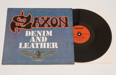 Saxon - Denim and Leather - disc vinil vinyl LP foto