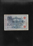 Germania 100 marci mark 1908 stampila rosie seria7841700