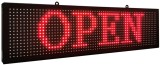 Panou LED Exterior Programabil 200x60 cm, Reclama Luminoasa ROSU, MyStyle, Afisaj Electronic LED, Publicitate