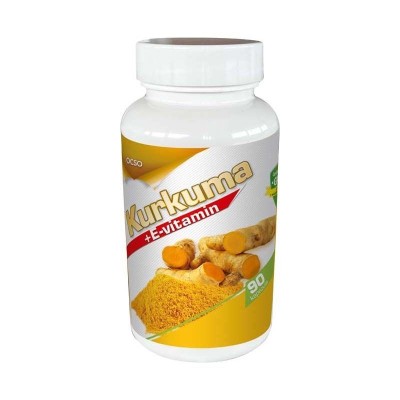 Capsule Curcuma + vitamina E Ocso 90 buc foto