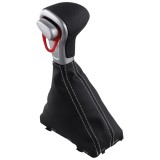 Cumpara ieftin Schimbator Audi Automat Piele Perforata Cusatura Alba