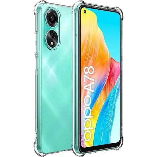 Husa Anti soc, transparenta OPPO A78 4G