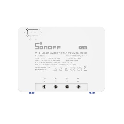 Releu Wi-Fi Sonoff Pow R3, Monitorizare consum electric, Control aplicatie &amp;amp; vocal SmartElectro IntelligentHouse foto