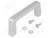 Maner aluminiu, 102mm, gri, MENTOR - 268.2