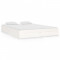 Cadru de pat mic dublu 4FT, alb, 120x190 cm, lemn masiv