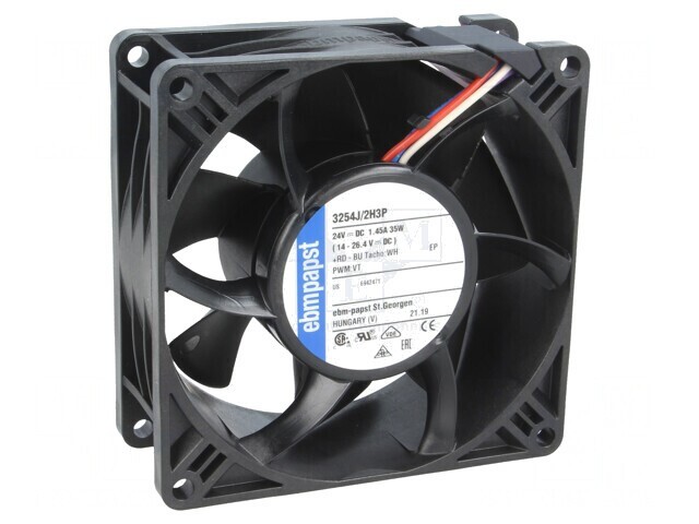 Ventilator axial DC 24V 92x92x38mm