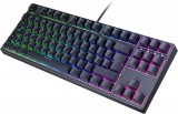 Tastatura mecanica pentru jocuri Hiwings, negru, RGB, 88 butoane, 36 x 13,8 x 3,8 cm