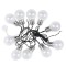Ghirlanda solara led 1w x 10 ip44 3000k