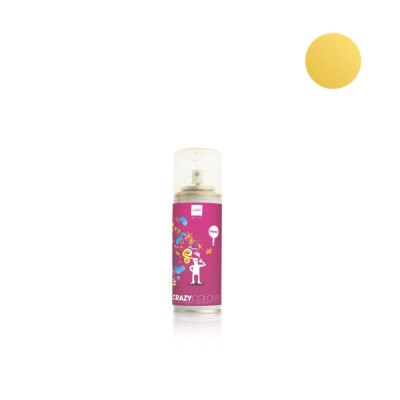 Spray colorant pentru par CRAZY COLOURS - colorare temporara - SCLICIPI AURIU foto