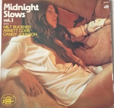 Milt Buckner, Arnett Cobb, Candy Johnson &lrm;&ndash; Midnight Slows Vol 3 _ NM / VG+ vinil, LP, disc muzica cool jazz _ Black And Blue, franta, 1973