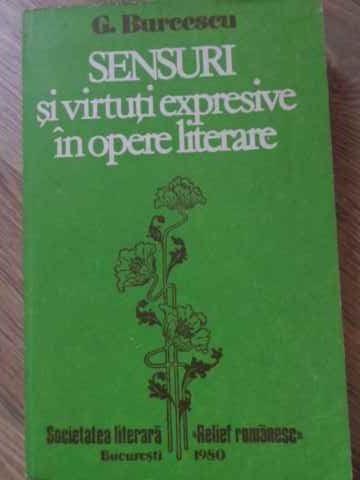 SENSURI SI VIRTUTI EXPRESIVE IN OPERE LITERARE-G. BURCESCU-226763