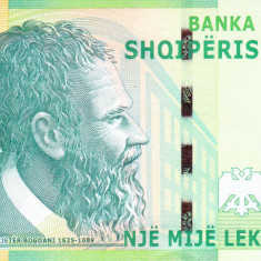 Bancnota Albania 1.000 Leke 2019 (2021) - PNew UNC