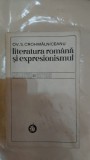 Literatur romana si expresionismul - Ov. S. Crohmaniceanu