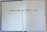 DICTIONNAIRE DES PERSONNAGES par LAFFONT BOMPIANI