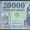 UNGARIA █ bancnota █ 20000 Forint █ 2020 █ P-207d █ UNC █ necirculata