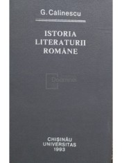 G. Calinescu - Istoria literaturii romane (Editia: 1993) foto