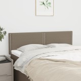 Cumpara ieftin Tăblii de pat, 2 buc., gri taupe, 72x5x78/88 cm, textil
