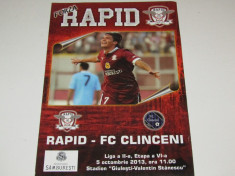 Program meci fotbal RAPID BUCURESTI - FC CLINCENI (05.10.2013) foto