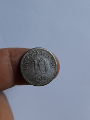 moneda 10 kriegsnotgeld 1917 foto
