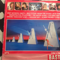 Discover Bastos N°3 various 1986 disc vinyl lp selectii muzica pop rock '80 VG+