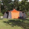 VidaXL Cort Tipi Gri și Portocalie 492 x 492 x 275 cm țesătură
