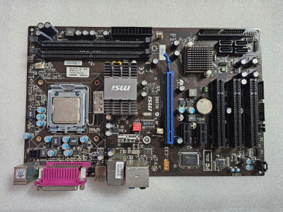 Placa de baza MSI P41T-C31, LGA775, DDR2 + Procesor E6600 foto