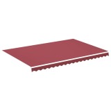 Cumpara ieftin Panza de rezerva copertina, rosu visiniu, 450x300 cm, poliester