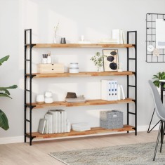 vidaXL Raft suspendat 120x20x4 cm lemn masiv acacia netratat 3279591