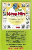 Various - 16 Top Hits - Mai / Juni 1983, Caseta audio