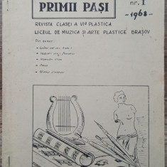 Primii pasi, revista clasei VI, Liceul de Muzica si Arte Plastice Brasov, 1968