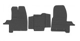 Covorase Cauciuc Interior Premium Ford Transit 2014-2019 Frogum, Bordura Protectie, Fixare Podea