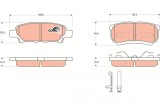 TRW GDB3341 COTEC set placute frana,frana disc