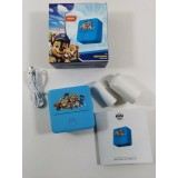 Mini Imprimanta Termica Paw Patrol Chase, Compacta, Portabila, Imprimare Fara Cerneala, Cadou Creativ pentru Copii, 4 role de hartie