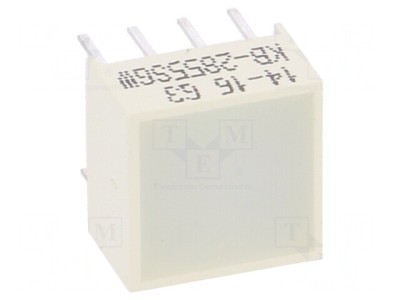 LED Afișaj Verde Lentilă Difuză Albă 565nm 18-79.5mcd foto