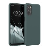 Husa Kwmobile pentru Motorola Moto G31/Moto G41, Silicon, Verde, 56933.166, Carcasa