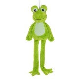 Jucarie pentru caini, Broasca de plus verde, 80 cm, CMCLASS