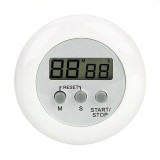 Cumpara ieftin Timer pentru bucatarie afisaj LCD, magnetic, diametru 6.5 cm, alb, MT Malatec