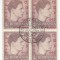 |Romania, LP 220/1947, J.B. de Atletism (supratipar), bloc de 4, oblit.