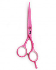 Foarfeca Profesionla Tuns Jaguar 5.5 Inch Barbie Pink Cutting Limited Edition Prestyle Ergo foto