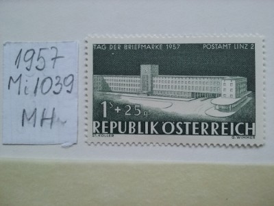 1957- Austria-Mi1039-MH foto