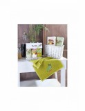 Set 3 prosoape de bucatarie mici cu model masline si miere