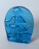 Vrăjitoare pe mătură, cristal suflat manual design Chr. Sjogren, Lindshammar (2)