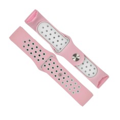 Curea Bratara sport Edman pentru Fitbit Charge 3 / 4, marimea S, Roz/Alb